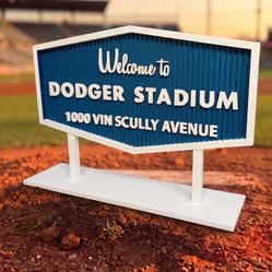 Los Angeles Dodgers Entrance Sign