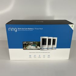 SOLD - Ring Stick Up Cam Battery Three-Pack - NEW