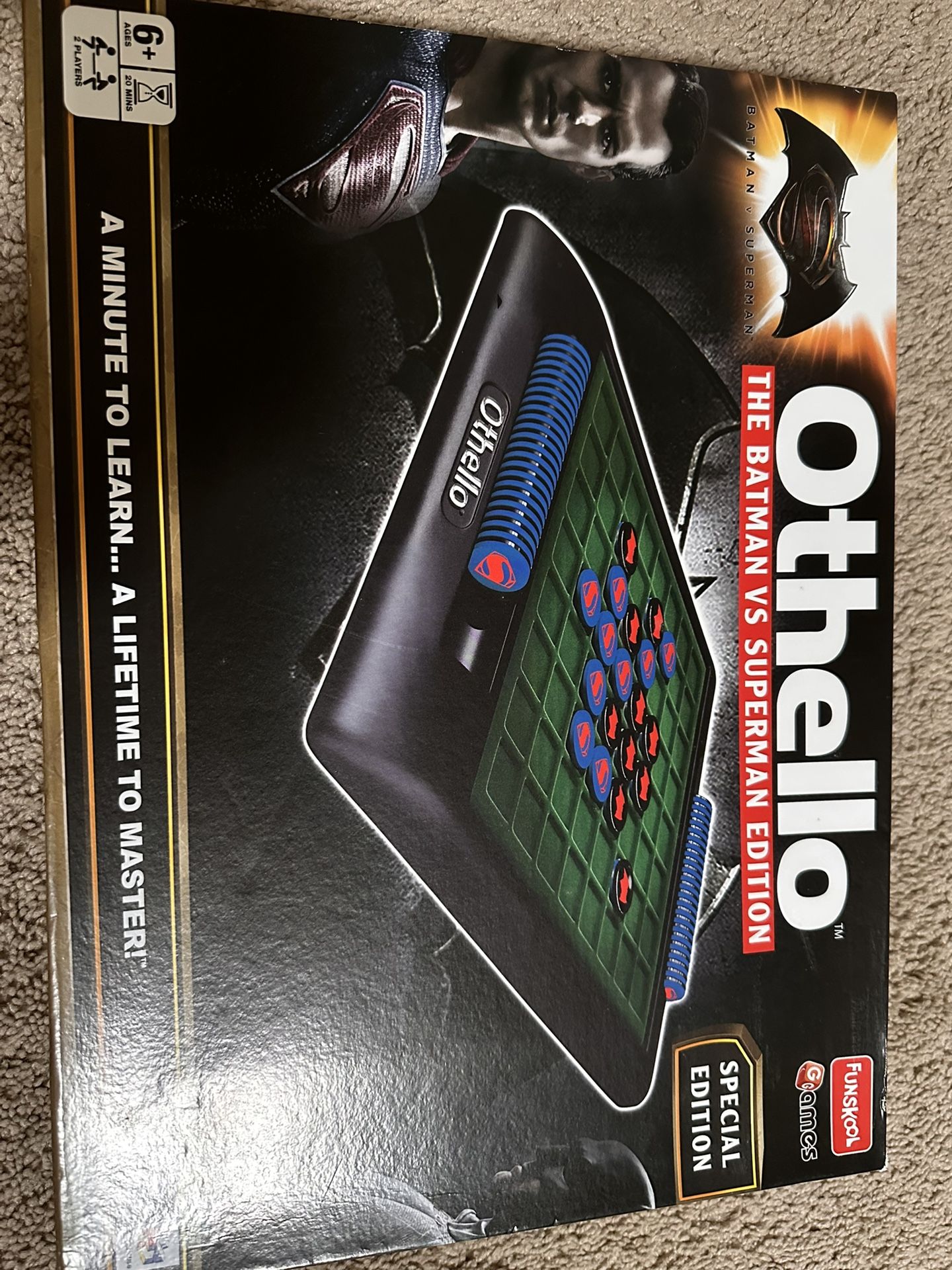 Board Game: Othello - The Batman Vs Superman Edition