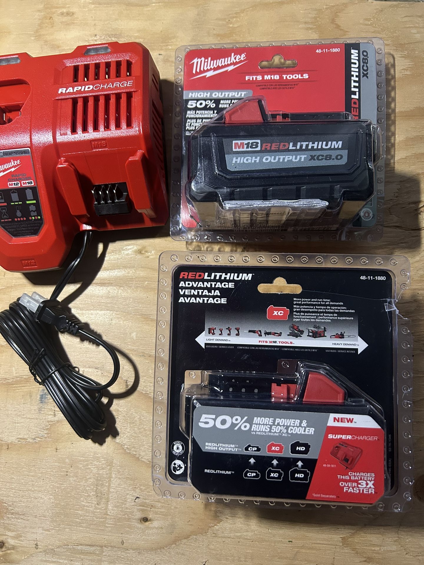 MILWAUKEE 8.0 SET RAPID CHARGER