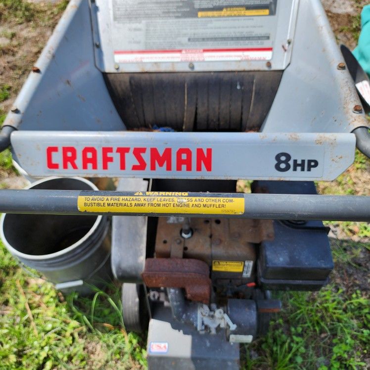 CRAFTSMAN 8 Horse Chipper