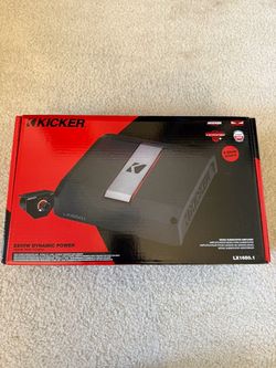 BRAND NEW KICKER LX1650.1 AMP FOR BASS COMES WITH CONTROL KNOB BASS