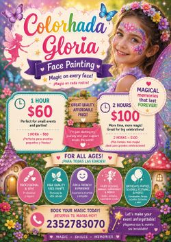 Face painting (Birthday,events,…)