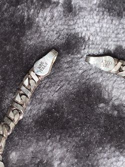 925 Italy Silver Broken Chain 