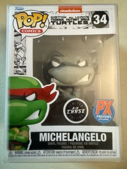 TMNT Michelangelo Funko Pop #34 Chase - PX Previews Exclusive SELL/TRADE