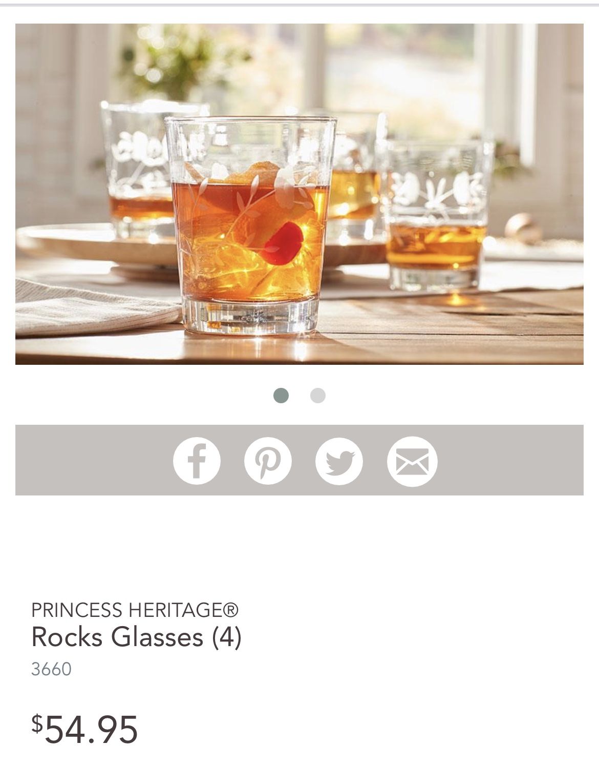 Vasos De Princess House