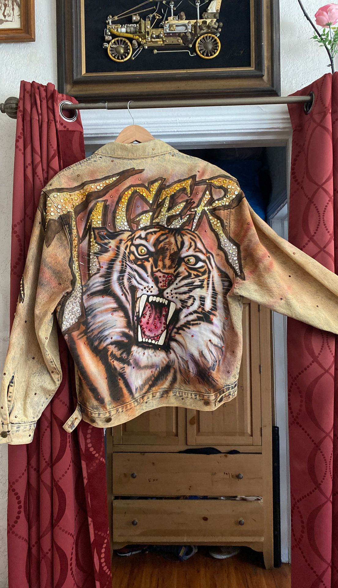 Tony Alamo Jean bedazzled jacket