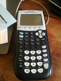 Ti-84 Plus With Manual And Cable