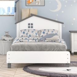 Kids Twin Bed & 6 Drawer Dresser