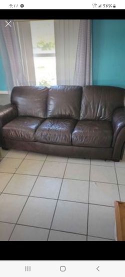 Leather Couch