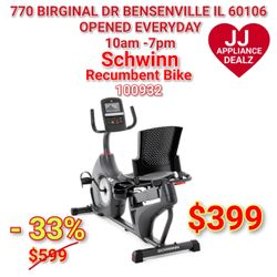 🚴‍♂️Schwinn - 230 Recumbent Bike - Gray 100932
