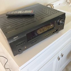 Denon AV Receiver. 5.1-ch 3D HDMI 1080p 3D 500W Bluetooth 