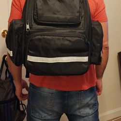 Black Multifunctional Backpack 