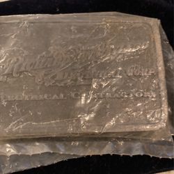 Richardson $ wayland  Electrical Company Belt Buckle