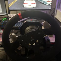 Gaming Steering Wheel( With Pedals And Shifter)