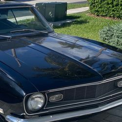 Camaro STOCK HOOD ONLY came off a 68, gloss black.