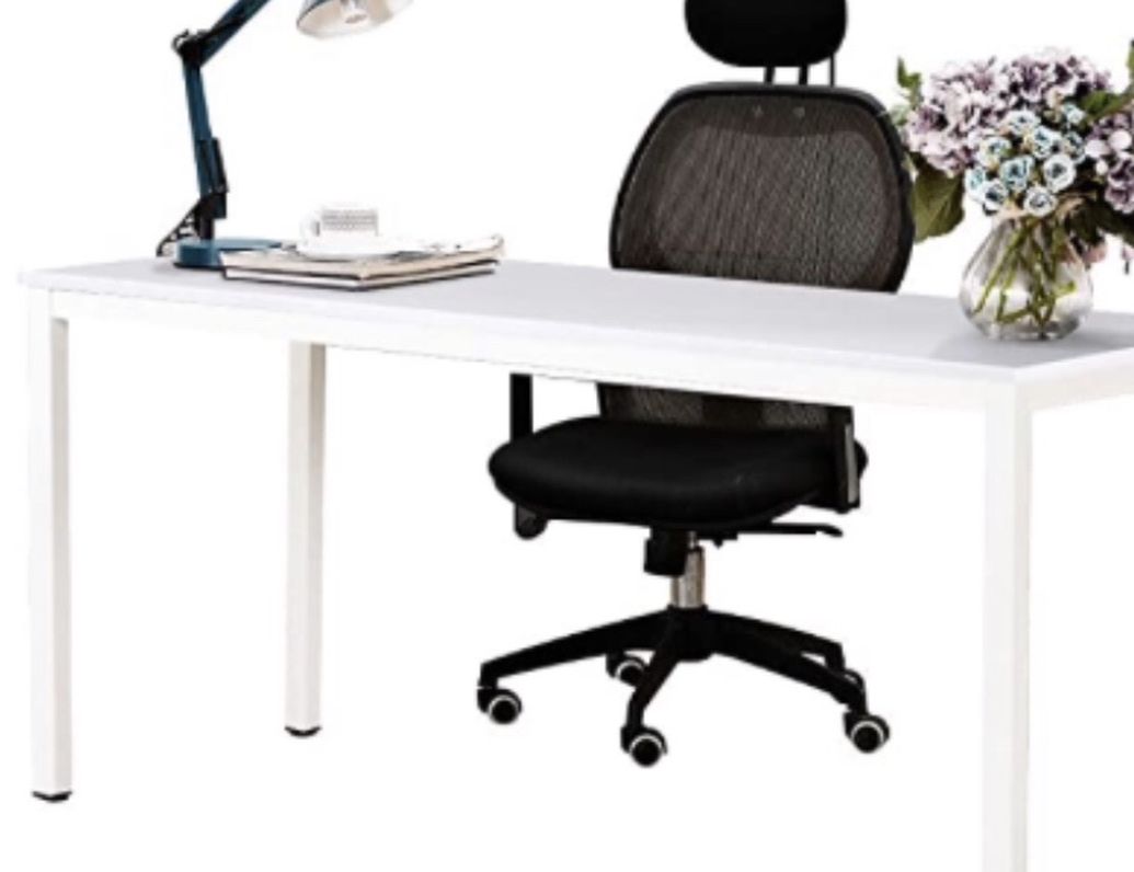 Brand New Need Computer Desk 63 inches Large Size Desk Gaming Desk Writing Desk with BIFMA Certification Workstation Office Desk,Teak Black