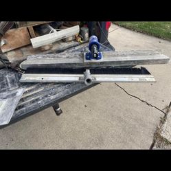 Concrete Bull Float And 36” Broom 
