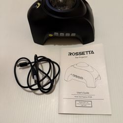 Rosetta Galaxy Projector, Star Projector for Bedroom With Noise And Bluetooth Speaker