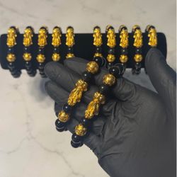 24K Plated Pixiu Bracelet  