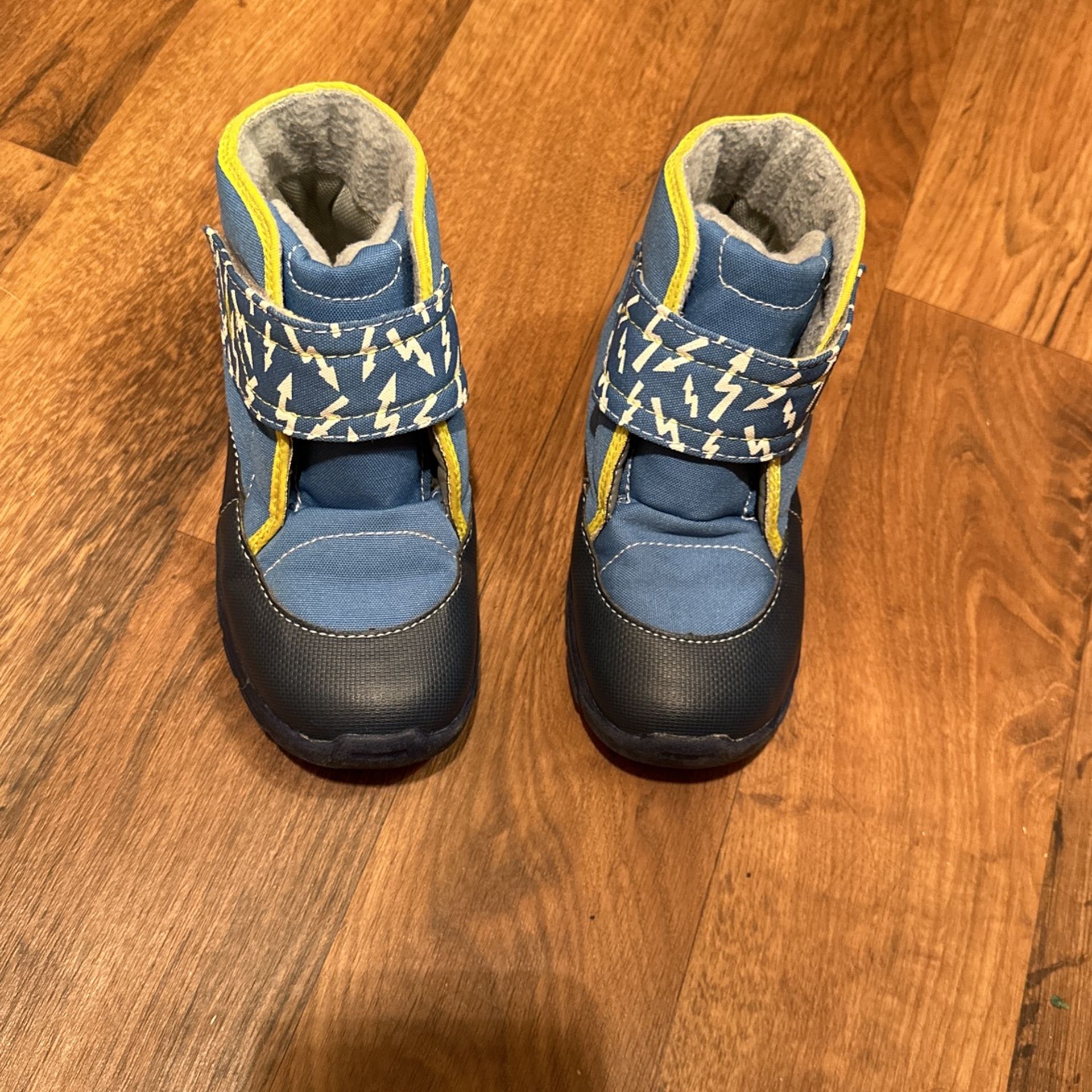 Winter snow boots—Toddler See Kai Run Basics Blake Blue Insulated Winter Boots