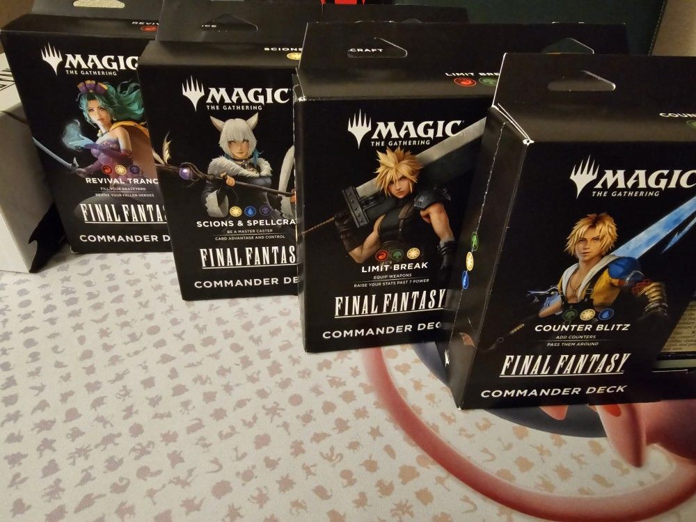 Magic Final Fantasy Commander Decks