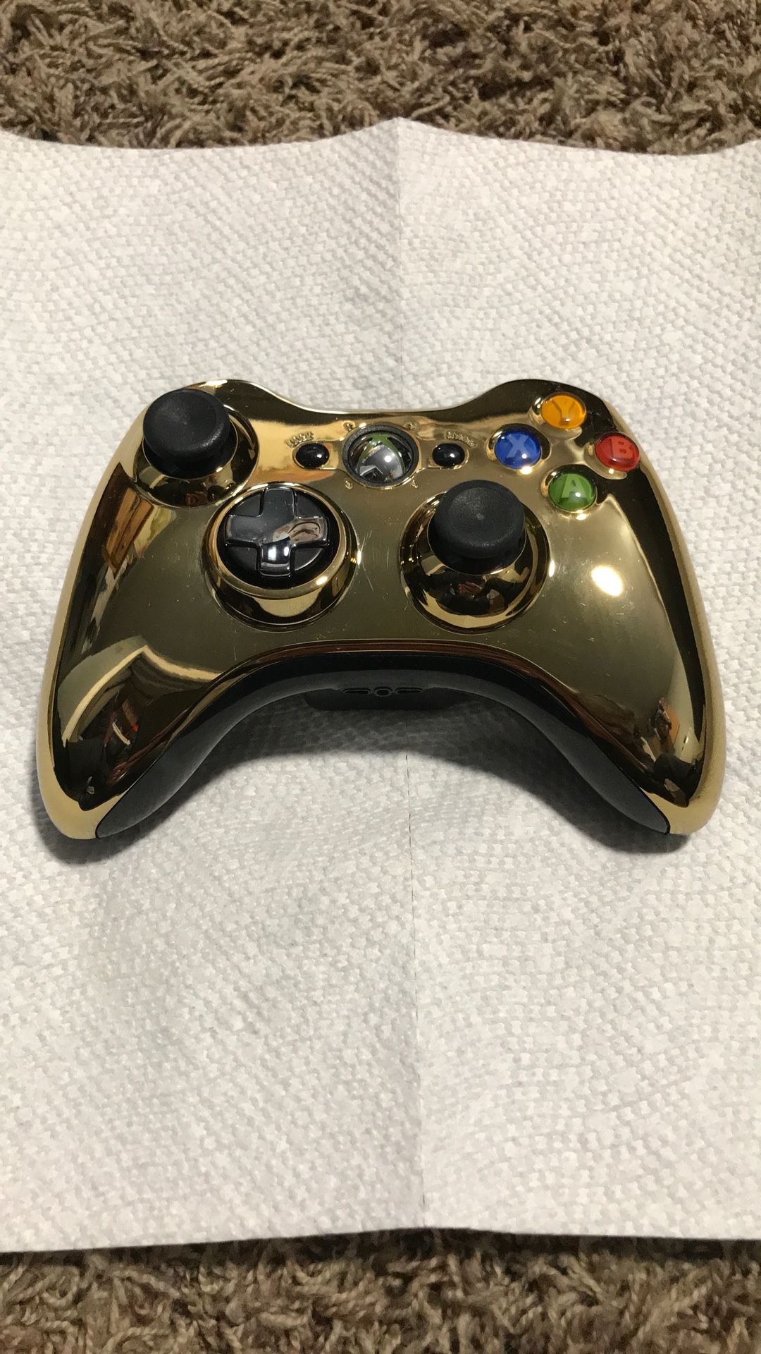 Xbox 360 Gold Controller Wireless