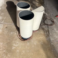 Gerald Thurston Canister Floor Lamps 