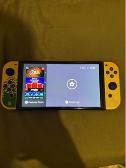 Switch oled Zelda edition with nitro deck and hori controller