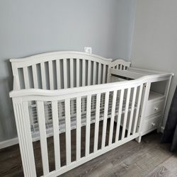 Crib With Changing Table, Pick It Up In Escondido Near Toyota 