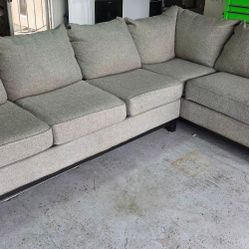 Grey L Shaped Couches 