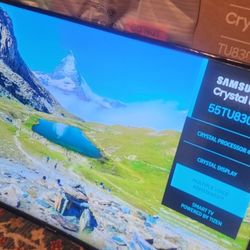 55" Samsung Curved Tv Smart 4k 