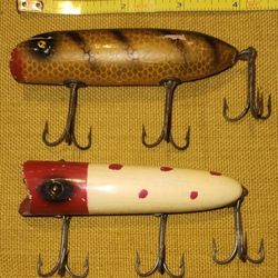 Vintage Wooden Fishing Lures