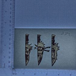 Iron On Heat Transfer  Good For T-shirts Sweaters Jackets T Shirt Design Size Is About 3x3 Naruto #284