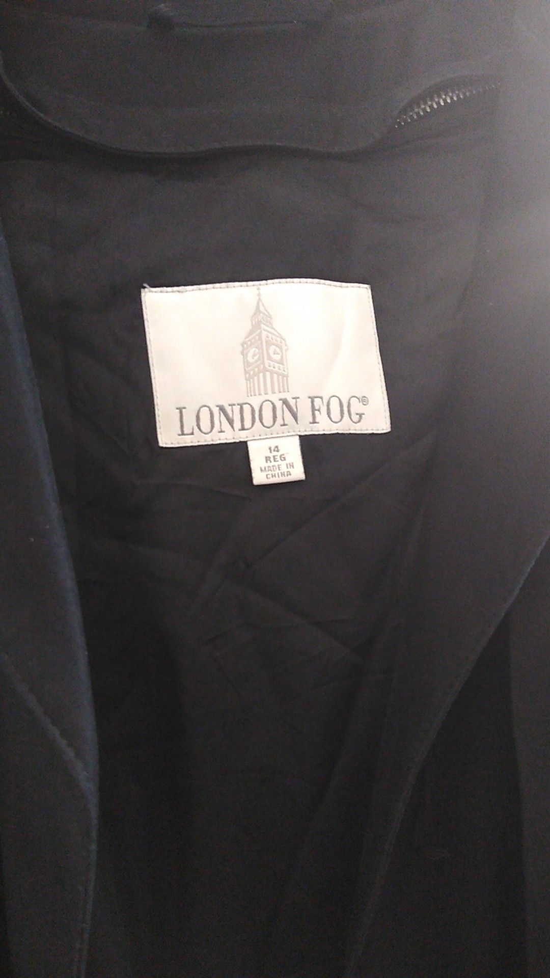 London fog trench jacket