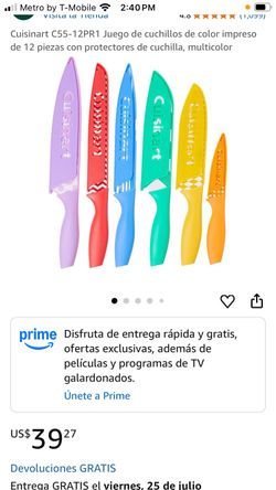 Cuisinart Knife Set, used good condition $15