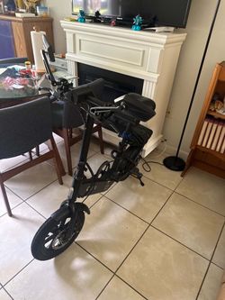Folding Electric Bike Black