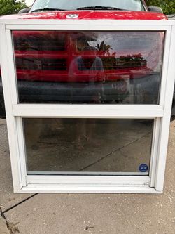 Impact windows diff sizes white.