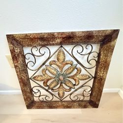 Large metal wall decor