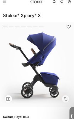 Stokke Xplory X Stroller – Royal Blue