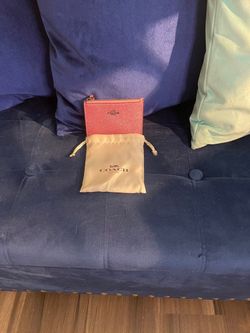 Coach keychain zip id wallet
