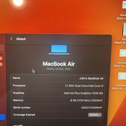 MACBOOK AIR 2020 