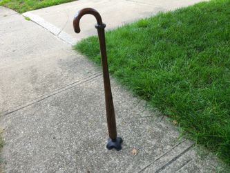 Wooden cane made to look like a baseball bat