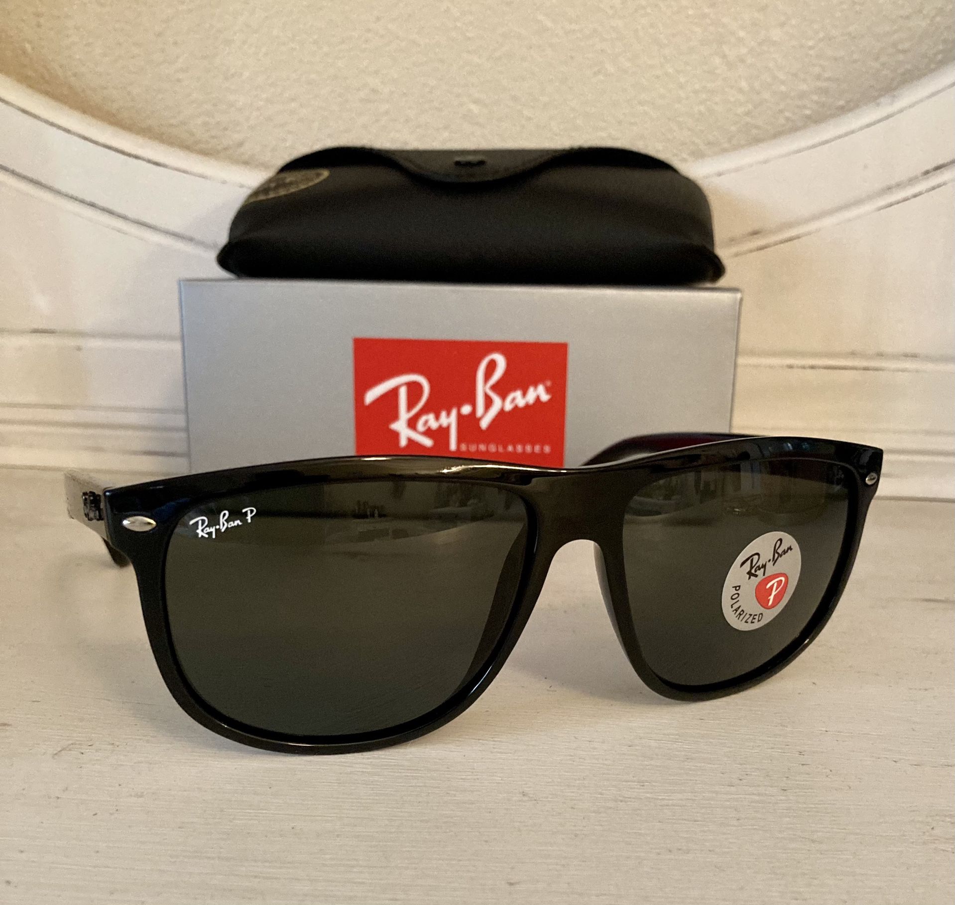 New RayBan Polarized Boyfriend Sunglasses With Original RayBan ...