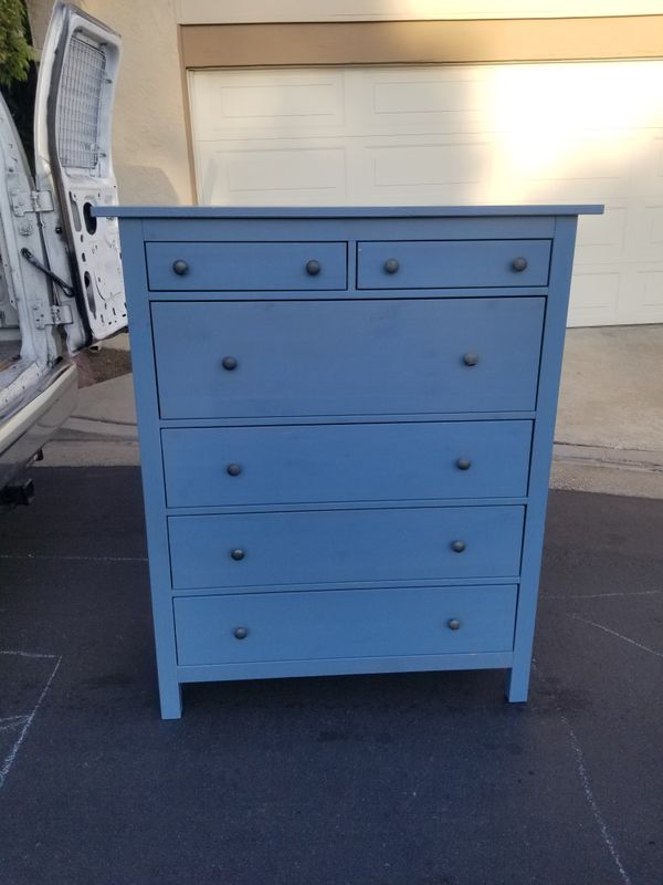 Blue Ikea Hemnes 6 Drawer Dresser For Sale In Los Angeles Ca