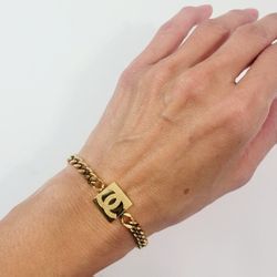 18k Gold Chain Women's Bracelet Gift