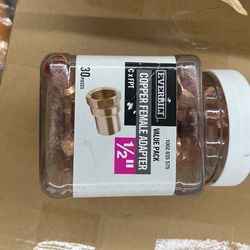 copper female 1/2 adapter