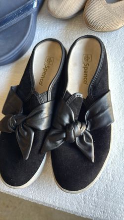 Assorted Ladies Shoes And Slippers For Sale Size 9 10  All in great condition  Most are fairly new.  Asking price is $60.00  Come join our Garage sale