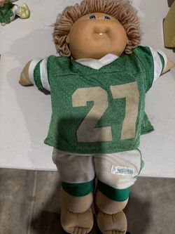 Cabbage Patch Kids Green and White Outfit