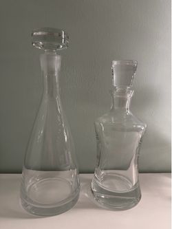 Vintage Glass Decanters & stopper